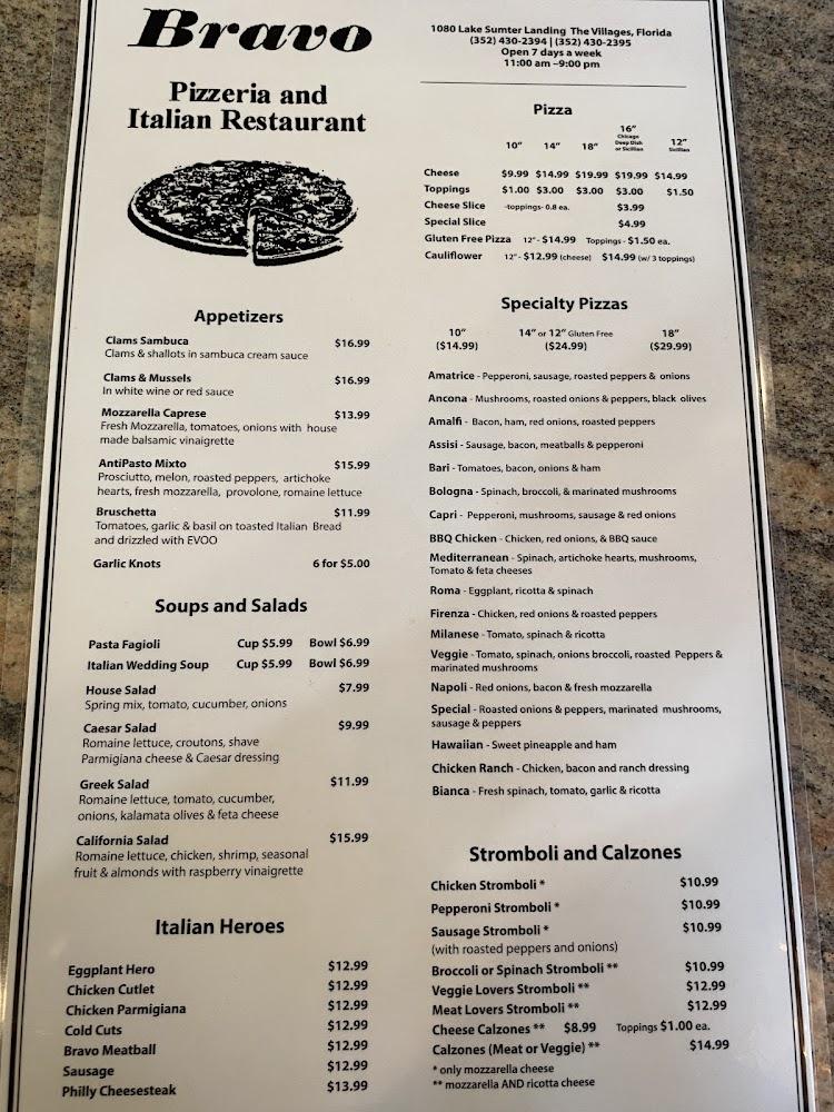 Bravo Pizza!!! Menu image 4